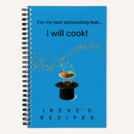 Meine nächste verblüffende Zauber-Magie-Rezept Notizbuch
