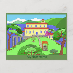 Meine nächste Zuhause Postkarte