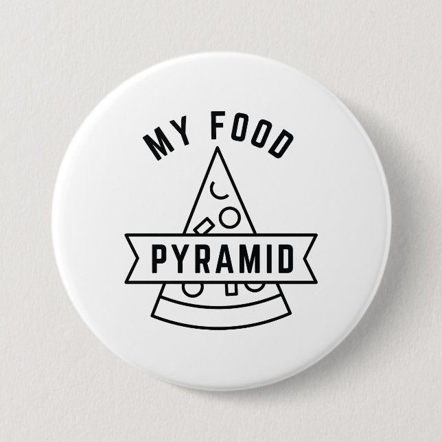 Meine Nahrungspyramide Button (Vorderseite)