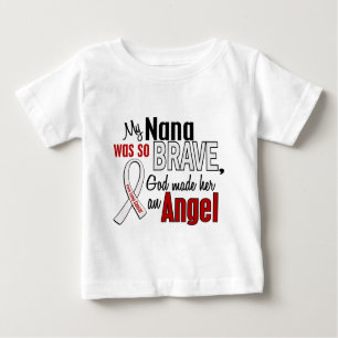 Meine Nana ist ein Engels-Lungenkrebs Baby T-shirt