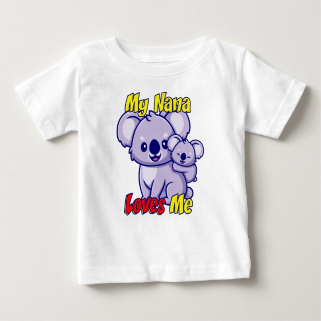 Meine Nana-Liebe Baby T-shirt (Vorderseite)