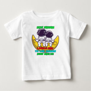 Meine Nana Liebe mich zum Mond und Rücken Astrona Baby T-shirt