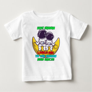 Meine Nana Liebe mich zum Mond und Rücken Astronau Baby T-shirt
