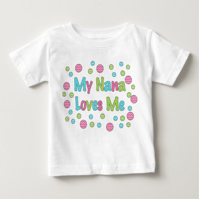 Meine Nana-Lieben ich Baby T-shirt (Vorderseite)