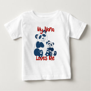 Meine Nana-Lieben ich Panda Baby T-shirt