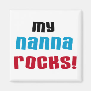 Meine Nanna Rocks T-Shirts und Geschenke Magnet