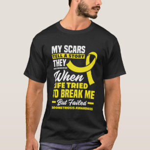 Meine Narben erzählen ein Story Endometriose Aware T-Shirt