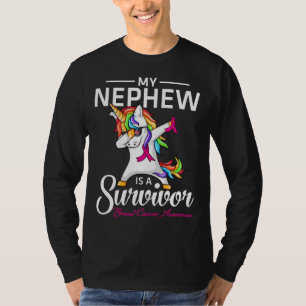 Meine NEPHEW ist eine Überlebende Brustkrebserkran T-Shirt