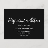 Meine neue Adresse Modern Modern Move Ansage schwa