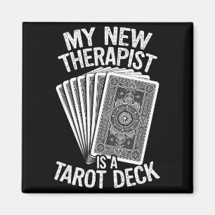 Meine neue Therapeutin ist ein Tarotkartenset, hex Magnet