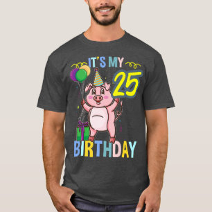 Meine Niedliche Schweinepest zum 25. Geburtstag T-Shirt