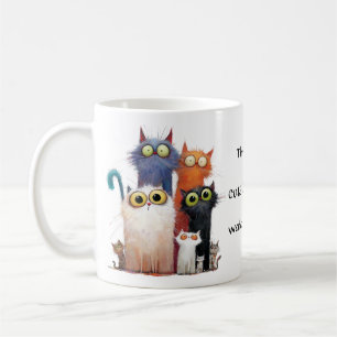 Meine Niedlichen Cat Videos sehen Kaffeetasse