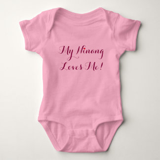 Meine Ninang liebt mich! Baby Strampler