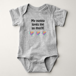 Meine Nonna Liebe Me Baby Bodysuit Strampler