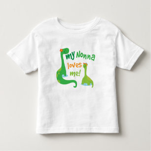 Meine Nonna Lieben ich Dinosaurier Kleinkind T-shirt