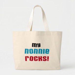 Meine Nonnie Rocks T - Shirt und Geschenke Jumbo Stoffbeutel