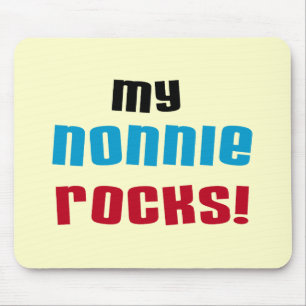 Meine Nonnie Rocks T - Shirt und Geschenke Mousepad