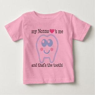 Meine Nonno Lieben ich Zahn Baby T-shirt