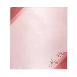 Meine Notizen in Red Marble Notizblock