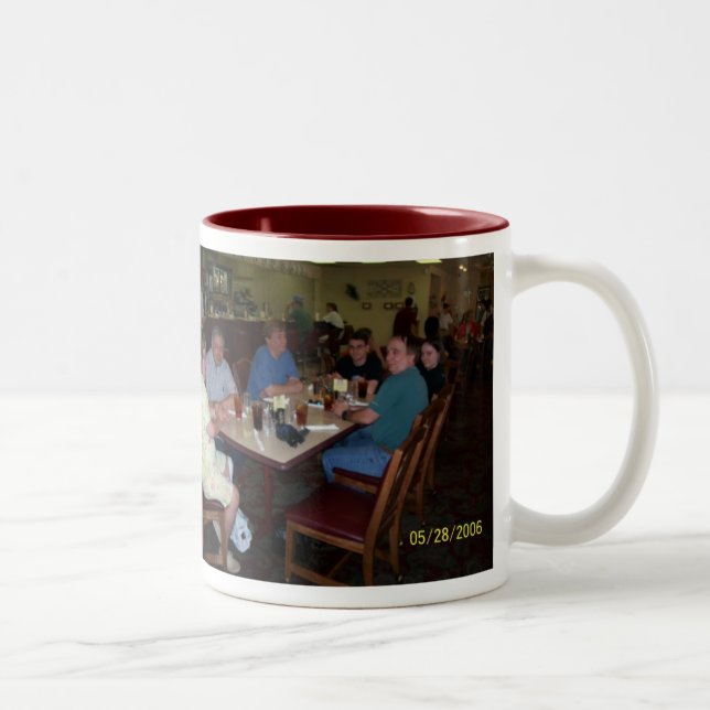 meine Oklahoma-Familie Zweifarbige Tasse (Rechts)