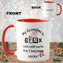 Meine Oma ist GenX und rockt noch immer die Weihna Tasse