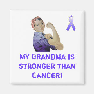 Meine Oma ist stärker als Krebs! Magnet