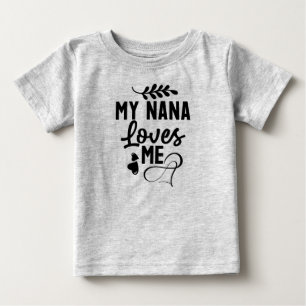 Meine Oma liebt mich Baby T-shirt