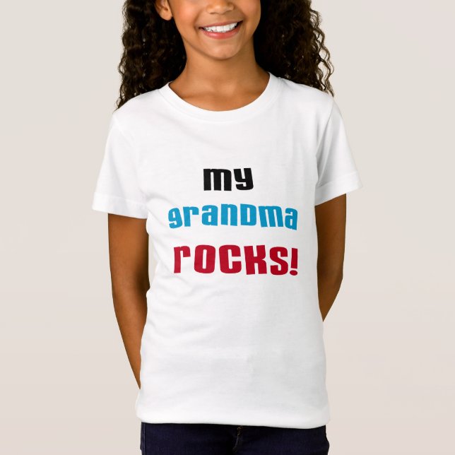 Meine Oma Rocks T - Shirt und Geschenke (Vorderseite)
