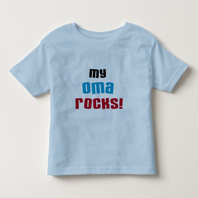 Meine Oma Rocks T - Shirt und Geschenke (Vorderseite)