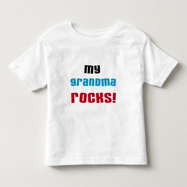 Meine Oma Rocks T - Shirt und Geschenke (Vorderseite)