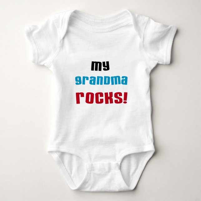 Meine Oma Rocks T - Shirt und Geschenke (Vorderseite)