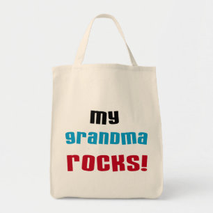 Meine Oma Rocks T - Shirt und Geschenke Tragetasche