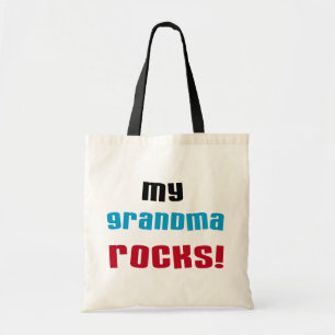 Meine Oma Rocks T - Shirt und Geschenke Tragetasche