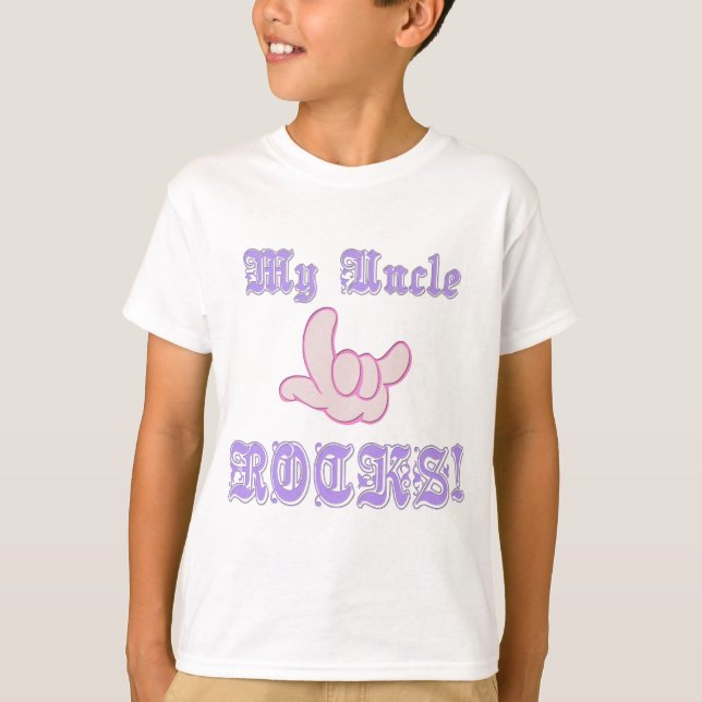 Meine Onkel Rocks T-Shirt (Vorderseite)