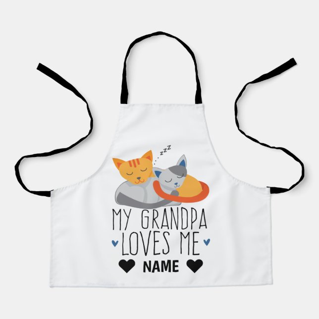 Meine Opa-Lieben Schürze (Vorderseite)
