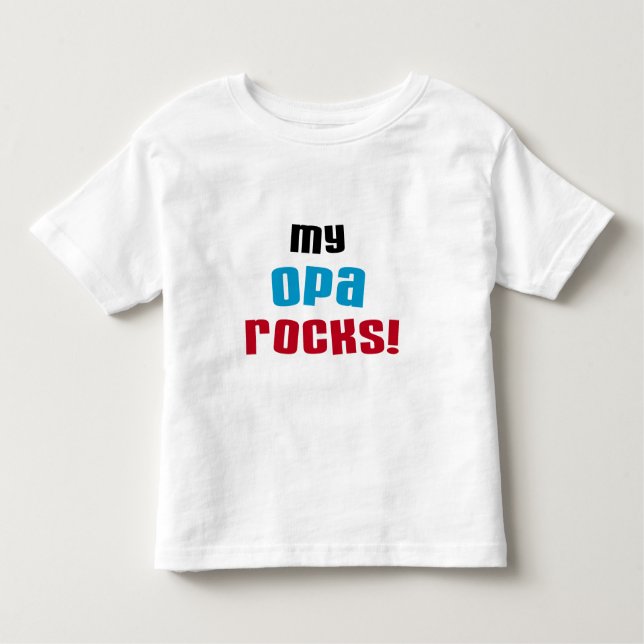 Meine Opa Rocks T - Shirt und Geschenke (Vorderseite)