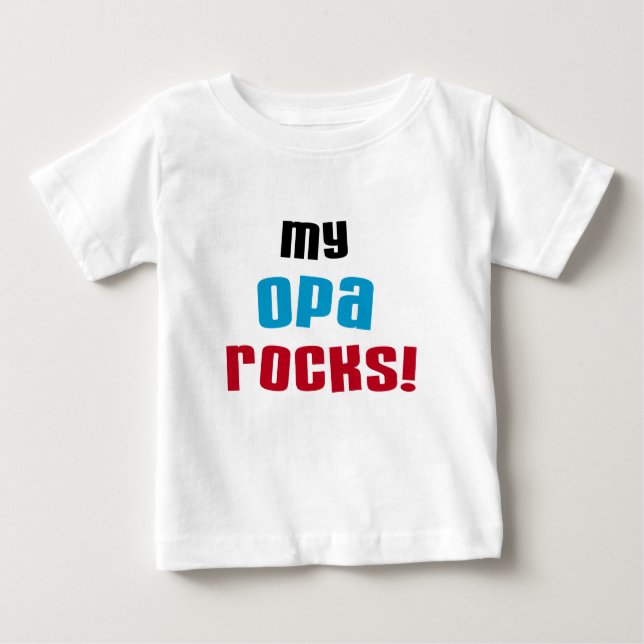 Meine Opa Rocks T - Shirt und Geschenke (Vorderseite)