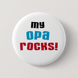 Meine Opa Rocks T - Shirt und Geschenke Button
