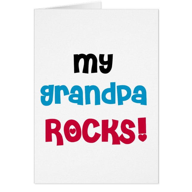 Meine Opa Rocks Tshirts und Geschenke (Vorne)
