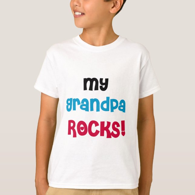 Meine Opa Rocks Tshirts und Geschenke (Vorderseite)