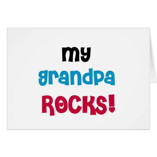 Meine Opa Rocks Tshirts und Geschenke (Vorderseite (Horizontal))