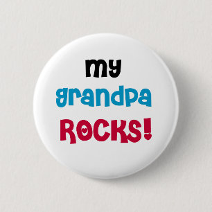 Meine Opa Rocks Tshirts und Geschenke Button