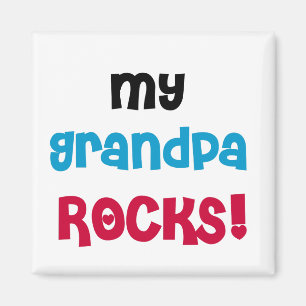 Meine Opa Rocks Tshirts und Geschenke Magnet