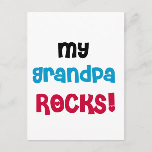 Meine Opa Rocks Tshirts und Geschenke Postkarte