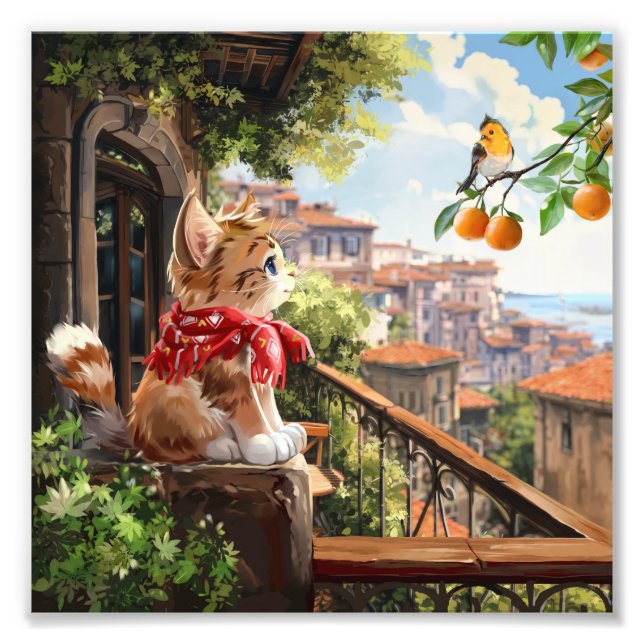 Meine Orangen Fotodruck (Vorne)