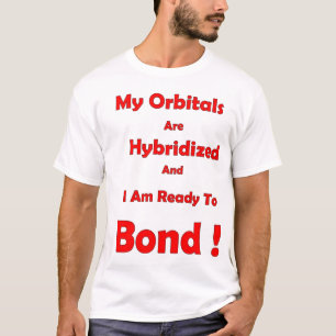 Meine Orbitals werden hybridisiert und ich bin T-Shirt
