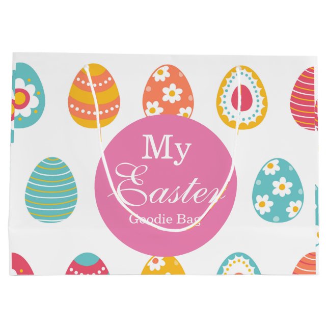 Meine Ostergoodie-Tasche Große Geschenktüte (Rückseite)