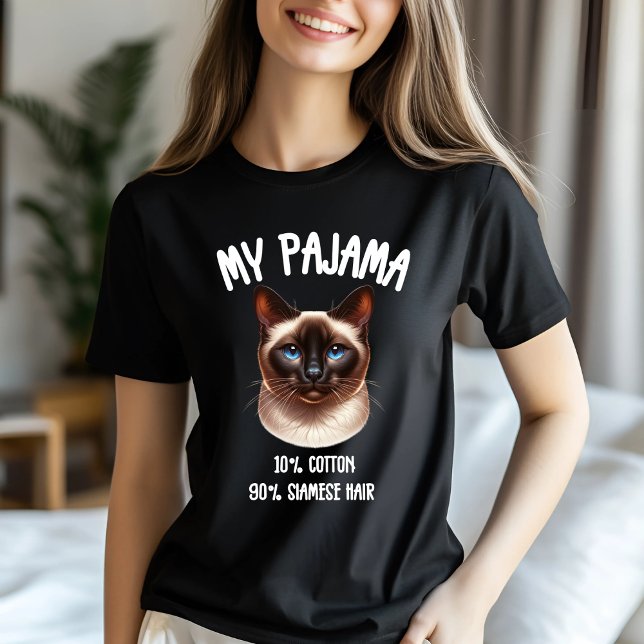 Meine Pajama Siamese Katze T-Shirt (Von Creator hochgeladen)