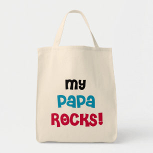Meine Papa Rocks Tshirts und Geschenke Tragetasche