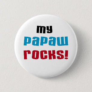 Meine Papaw Rocks T - Shirt und Geschenke Button